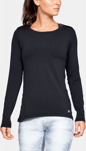 Футболка Under Armour UA HG Armour Long Sleeve 1328966-001 р.2XL черный