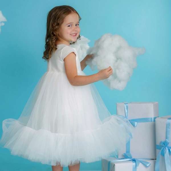 Платье Maya-MI Пушинка 0105-0053-0 р.110 молочный 