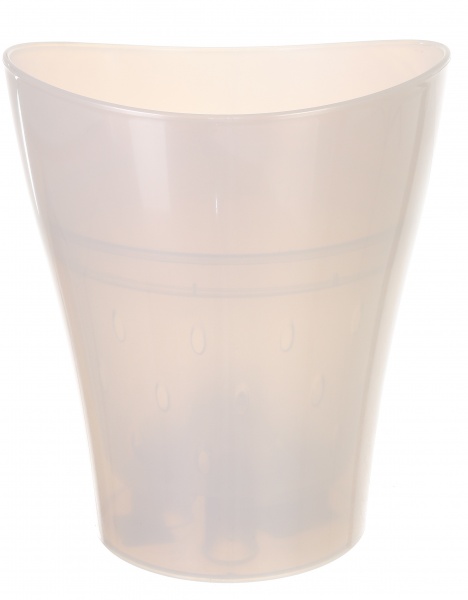 Горщик для орхідей Алеана Ніка 16х19см фігурний 2 л біла перлина 