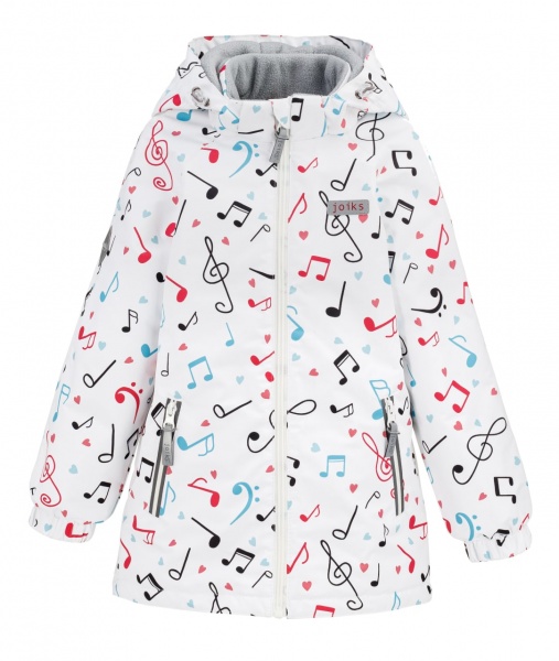 Куртка детская для девочек JOIKS р.98 белый EW-70/98 