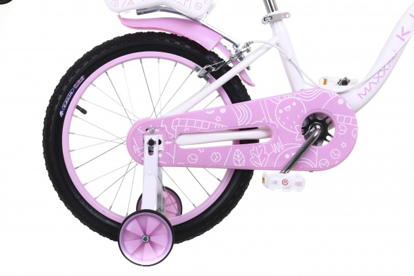 Велосипед дитячий MaxxPro kids 18” 85% SKD рожевий RSD-CB-10 