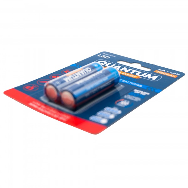 Аккумулятор Quantum Ni-MH с низким саморозрядом LSD 2100 мА/г AA (пальчиковые) 2 шт. 