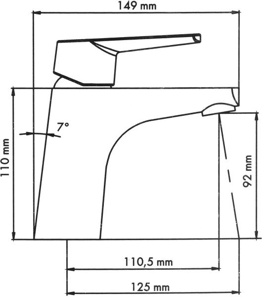 Змішувач для умивальника Scandispa Skadi FF35162-6