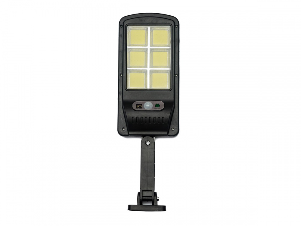 Светильник на солнечной батарее Luxel з датчиком движения и аккумулятором 27 Вт IP65 черный SSWL-05C