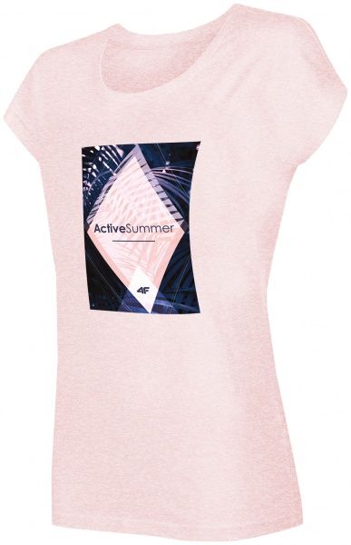 Футболка 4F H4L19-TSD010-64M XS кораловий