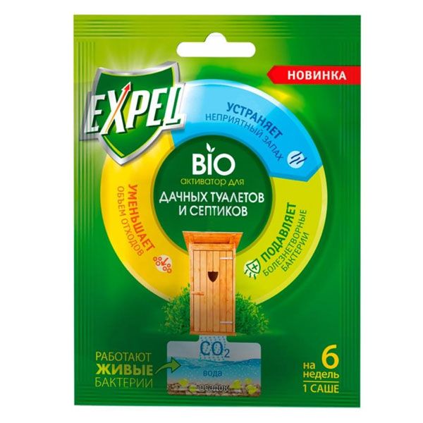 Біоактиватор Expel для дачних туалетів і септиків TS0002
