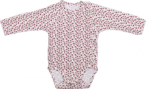 Боди Фламинго ясельный р.62 молочный/с принтом 631-117 