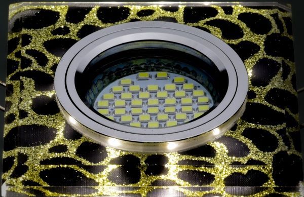 Светильник точечный Blitz G5.3 черный с золотистым BL005SI/35CH 