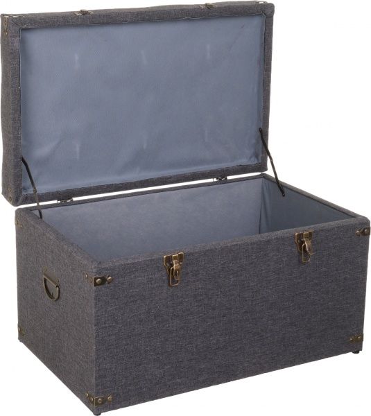 Скриня-пуф Джемісон 61x38x38 см темно-сірий 