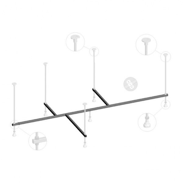 Каркас для ванны Imprese Loreta RamR160