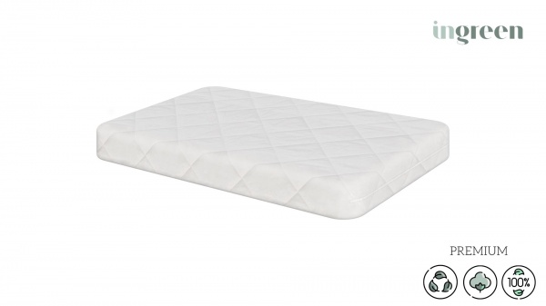 Матрац Кокос InGreen 60х80х7 см білий 202005 