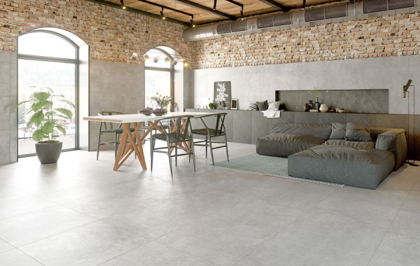Плитка Allore Group Concrete White F P R Mat 60х60 (57,6) 1 