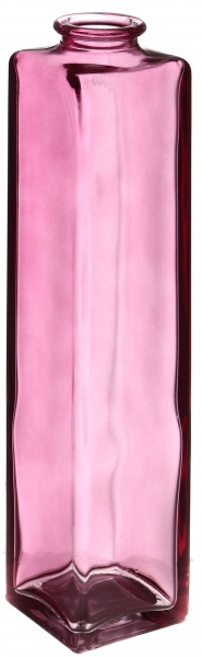 Ваза скляна Trend Glass 24,5 см рожевий 