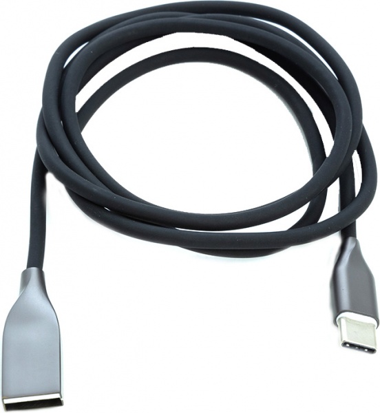 Кабель PowerPlant USB-подовжувач 1 м чорний (CA911240) 