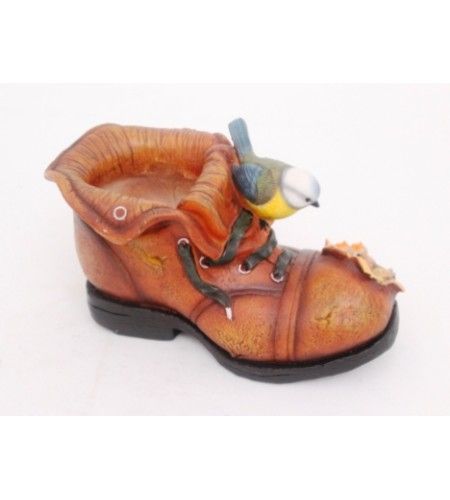 Фігура садова Elsa Кашпо Черевик з синицями НА 00001