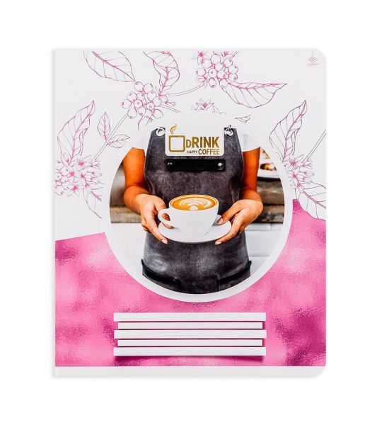 Комплект зошитів Ранкова кава 60 аркушів у клітинку 10 шт. Поділля