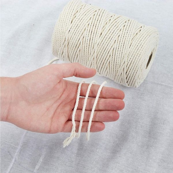 Шпагат Gruntek бавовняний Cotton Twine 3 мм 150 м натуральний