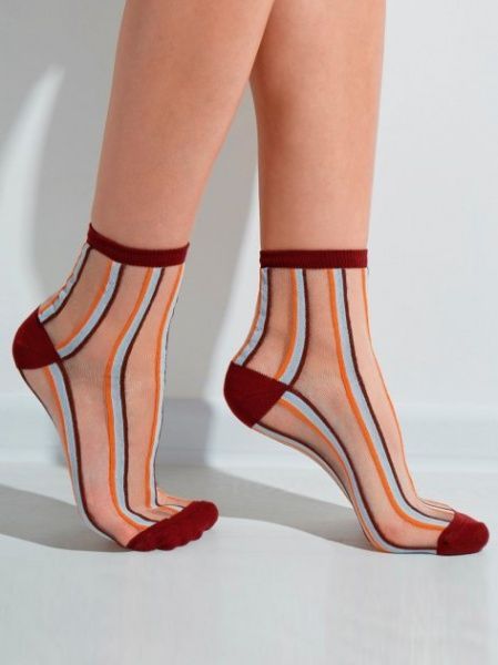 Носки женские Giulia WS2 Cristal 045 р. 36-38 бордовый 