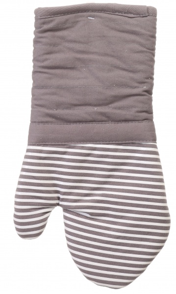 Рукавица силиконовая Stria 17,7x33 см серый La Nuit 