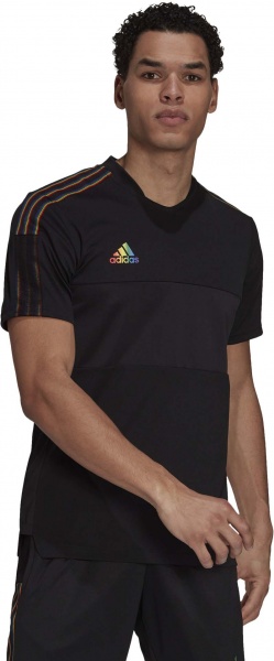 Футболка Adidas TIRO JSY PRIDE GS4721 р.M чорний