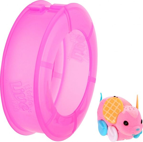 Игрушка интерактивная Little Live Pets мышонок «Вафелька» с колесом 28194