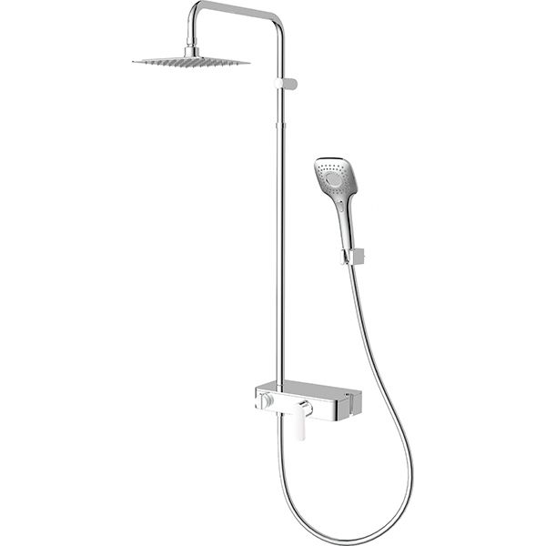 Смеситель для ванны Deante Lobelia NAC 01WM с двойной душевой системой