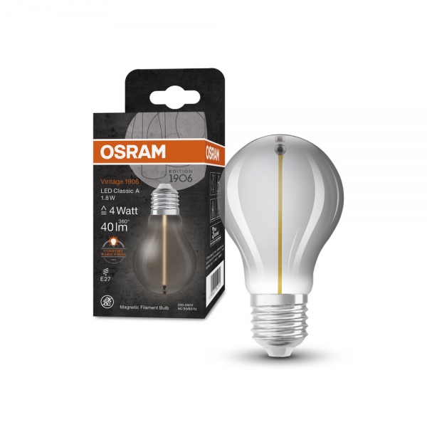 Лампа світлодіодна Ledvance FIL Osram SM Magnet 1,8W A60 4 Вт E27 1800 К 220 В матова 