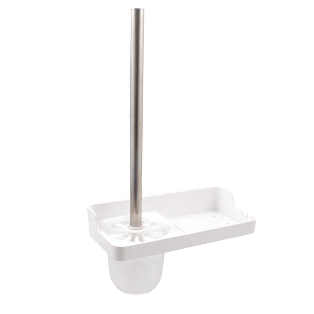 Йоржик для унітаза Arino Home білий 65112