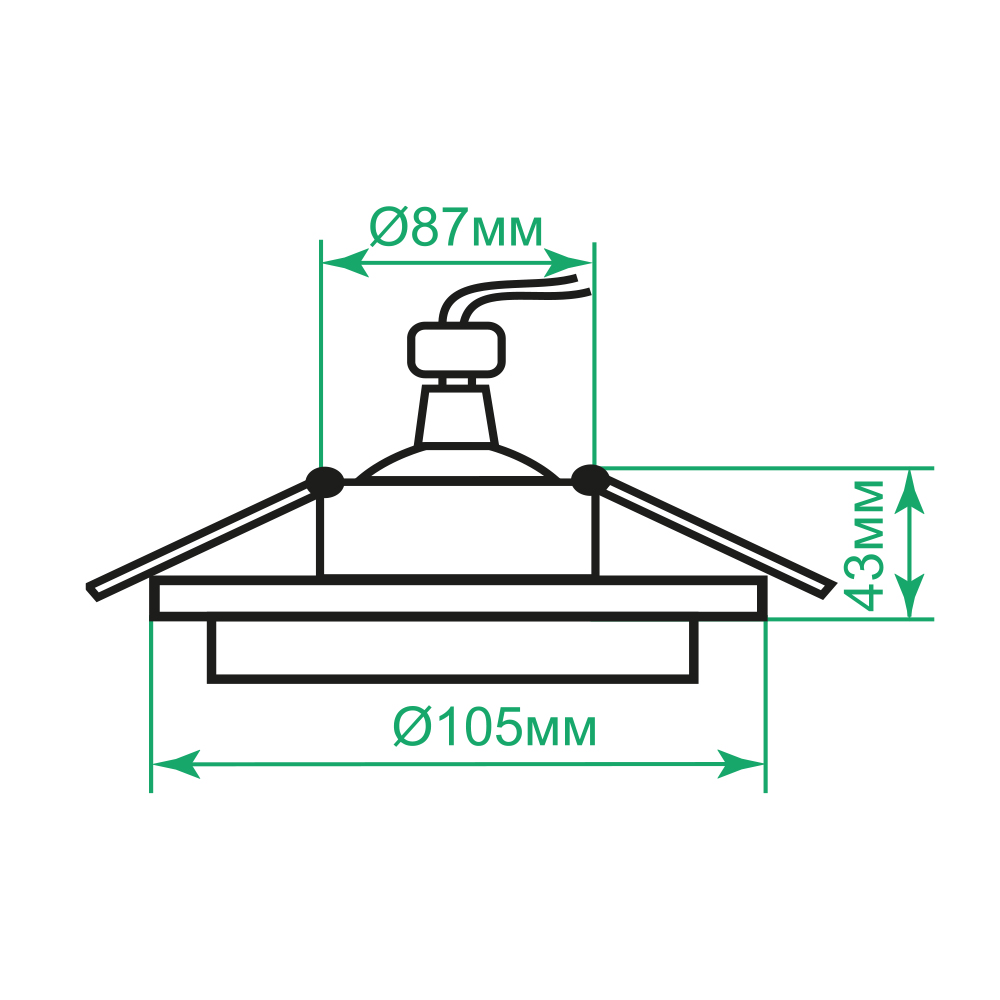 Світильник точковий ARDERO GX53 білий матовий DL2812 w