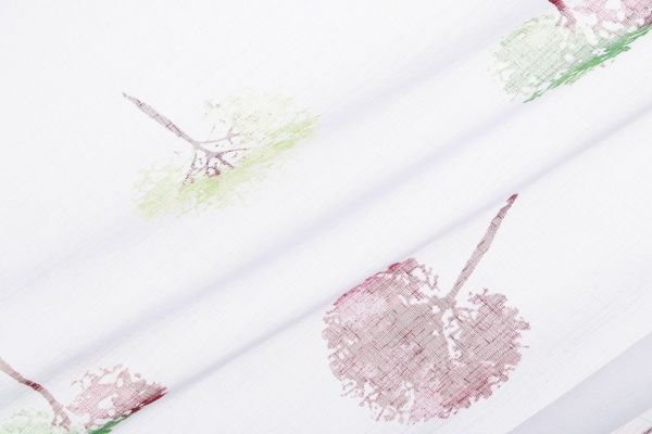 Тканина тюлева w 628 6435/2 280 см квіти фрезові 