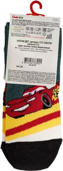 Шкарпетки Conte-Kids дитячі, DISNEY 372 17С-135СПМ р.22 темно-бірюзовий 