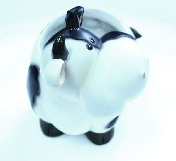 Фигура садовая Elsa Кашпо Коровка HP07057