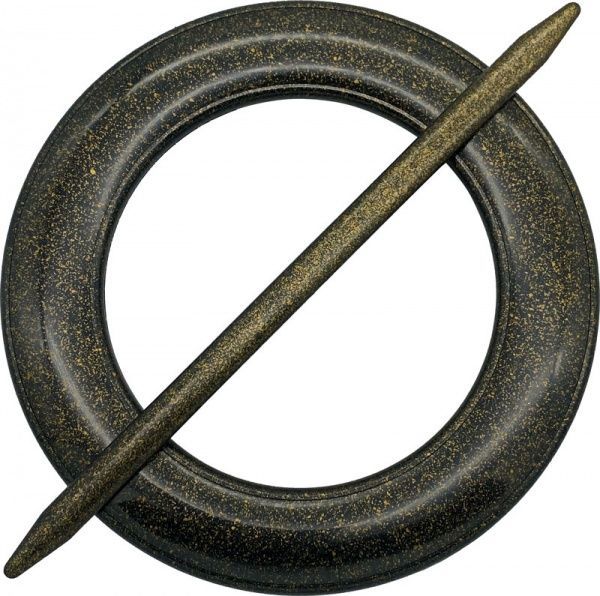 Декор Круг d150 мм старое золото С001-15 MISLT