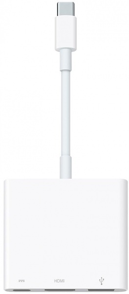 Адаптер Apple USB-C Digital AV Multiport Adapter білий (MUF82ZM/A) 