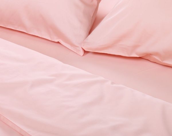 Комплект постільної білизни Mono pink D двоспальний рожевий La Nuit 