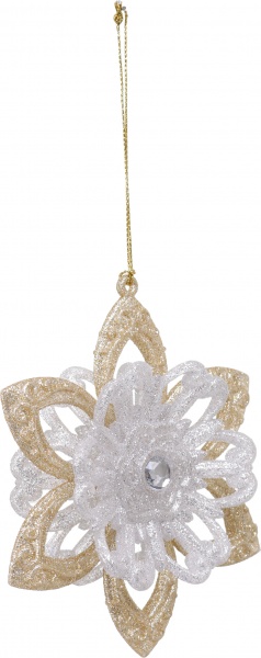 Подвеска пластиковая Global Treasure Цветок звездный 12 см в ассортименте P2110002-MZGCHD/2