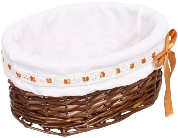 Кошик плетений з текстилем Tony Bridge Basket 29x21x12 см HQ13-10CD-5 