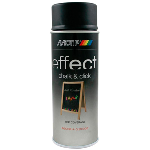 Краска аэрозольная Motip Deco Effect с эффектом грифельной доски черная мат 400 мл