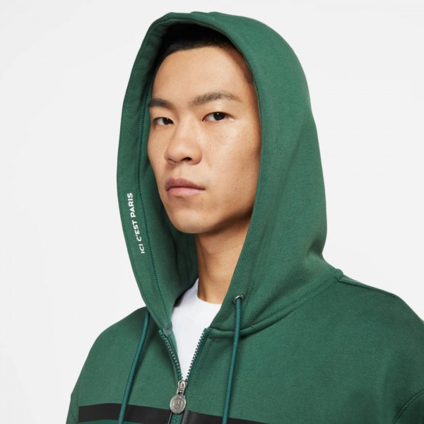 Джемпер Nike M J PSG FLEECE FZ DB6481-333 р. L зелений
