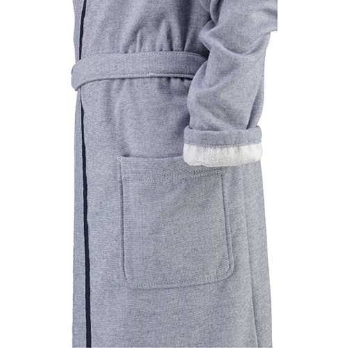 Халат мужской Cawo Hood extra р. 56 синий 57081011656