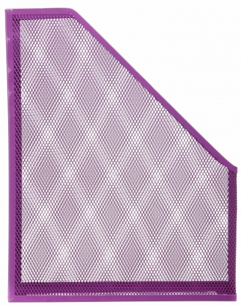 Лоток для бумаг вертикальный металл 25х72х32 см фиолетовый Nota Bene