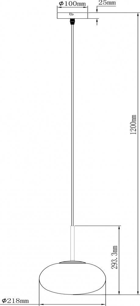 Світильник підвісний Sensio Hampton 1x40 Вт E27 бурштиновий із золотим ALB-P00428-AM