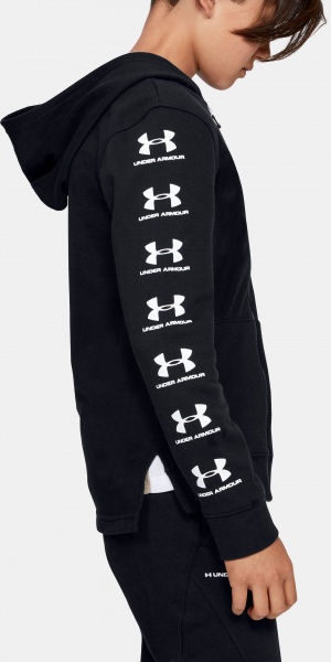 Джемпер Under Armour Rival Full Zip Hoody 1343277-001 р. XS чорний