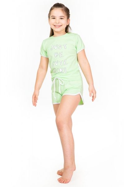 Комплект для дівчаток KOSTA 0348-6 р.134-140 зелений 