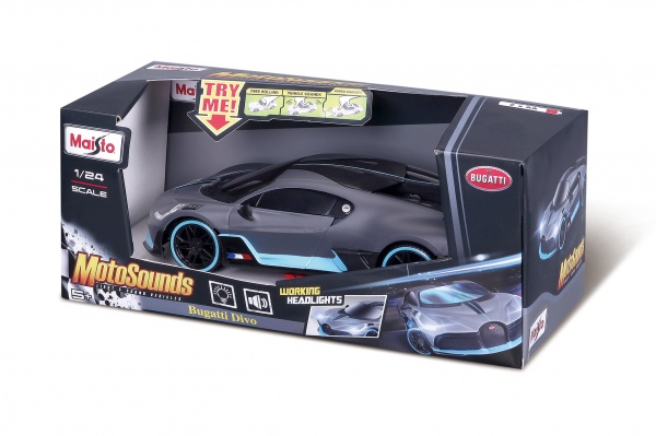 Автомодель Maisto Bugatti Divo 1:24 81730 dark grey