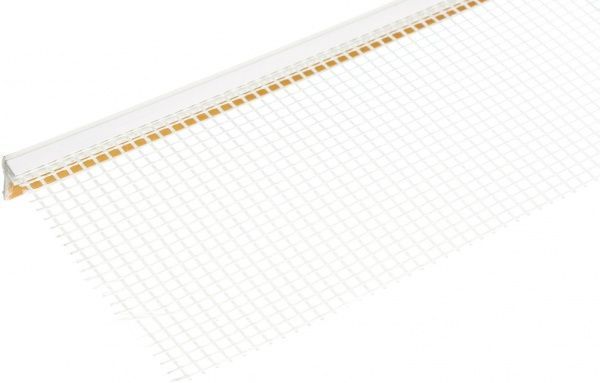 Профиль оконный примыкающий с сеткой MAT 6 мм 2,4 м 