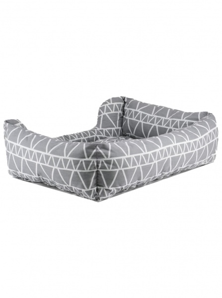 Лежак FX home Трикутник сірий 65х48 см