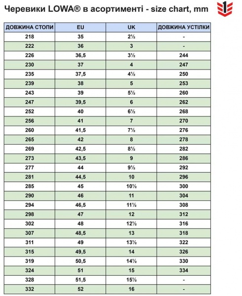 Кросівки Lowa 