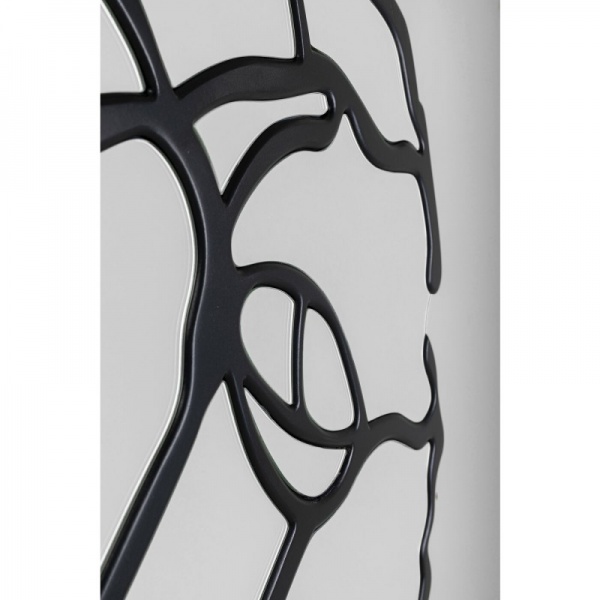Зеркало настенное KARE Design Pieces черное 100 см 