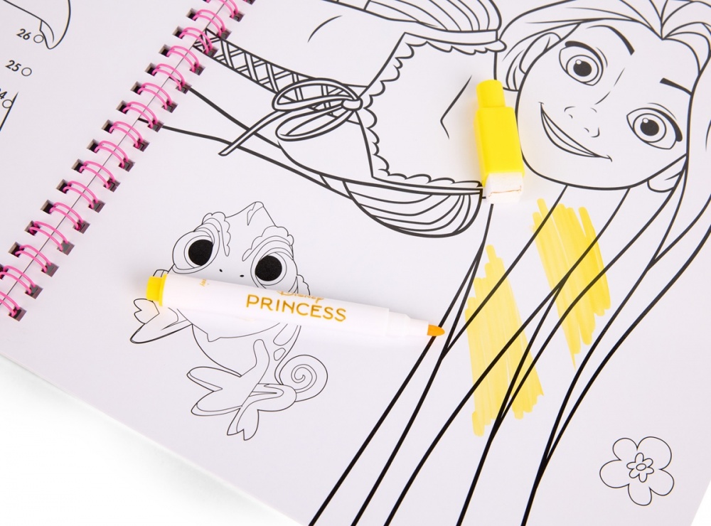 Набор-раскраска Disney со стираемыми маркерами Princess Активити DP252410